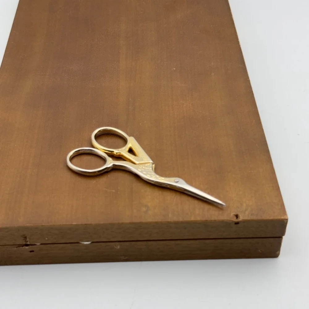 Vintage MCM Stainless Steel Wood Handle Dessert Fork Set of 6 Japan with Box‎